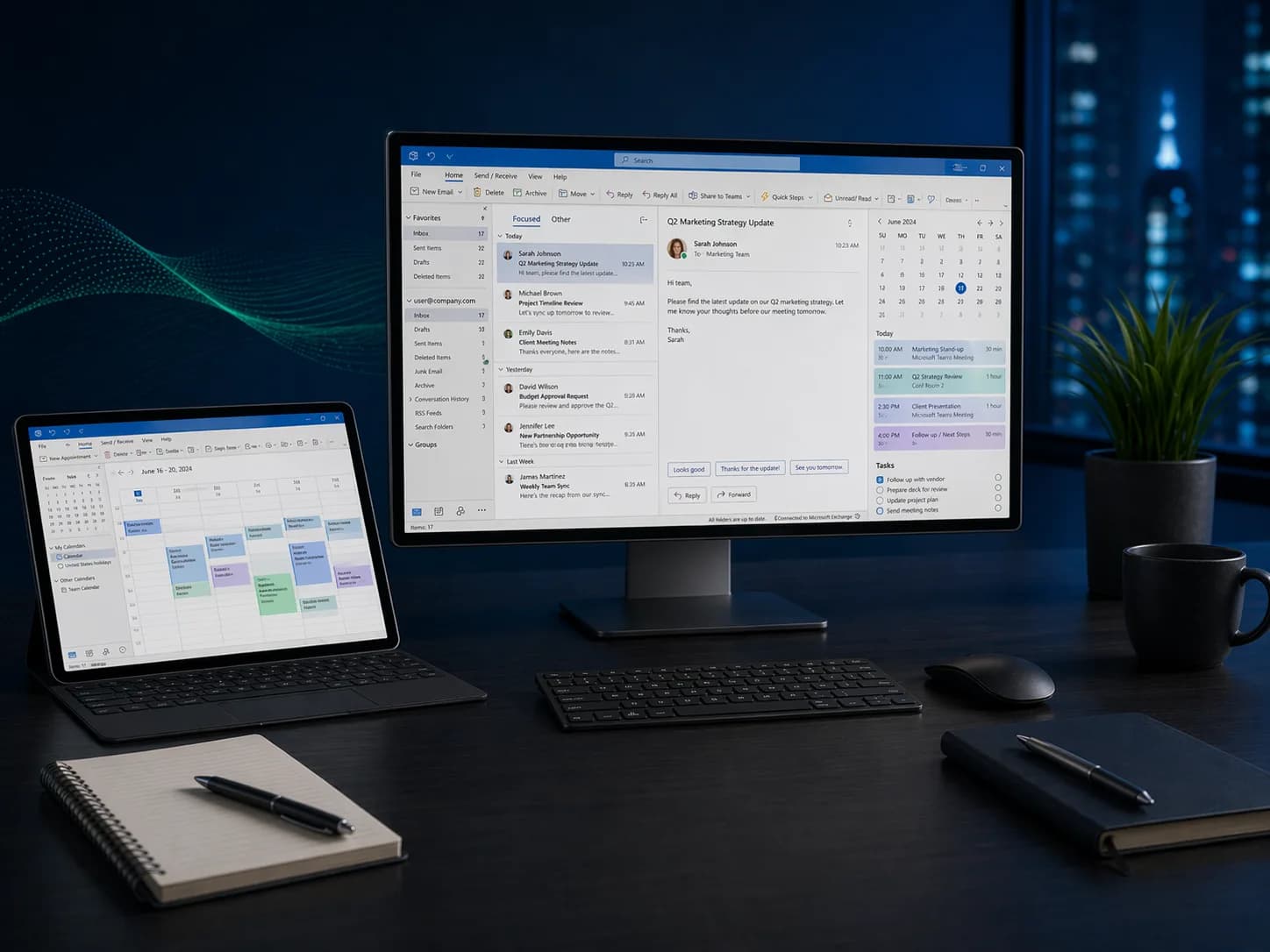 Microsoft Outlook course preview