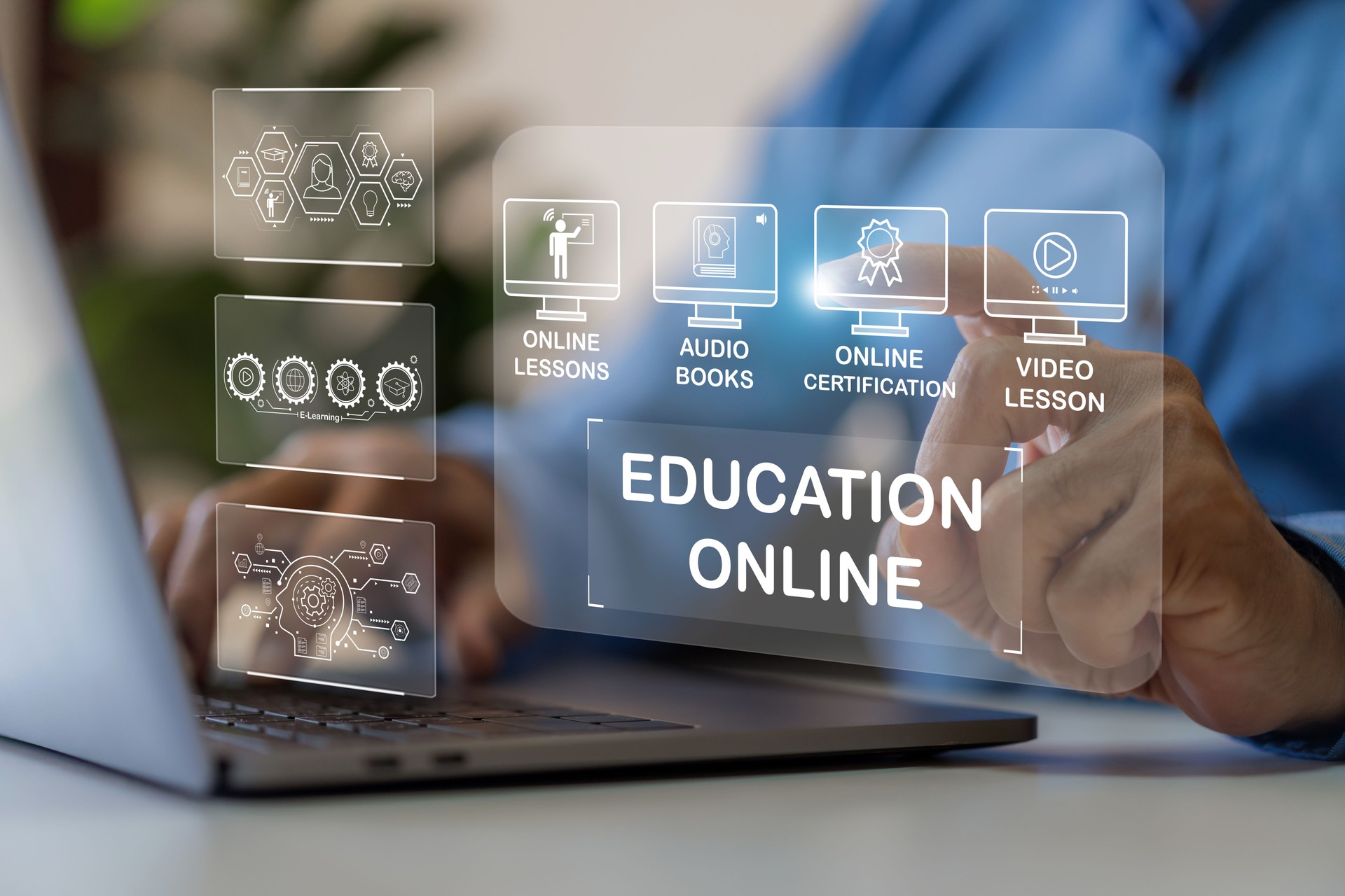 E-learning online courses education technology and digital study solutions full access to interactive webinars, tutor sessions, training content and interactive lessons for modern learners